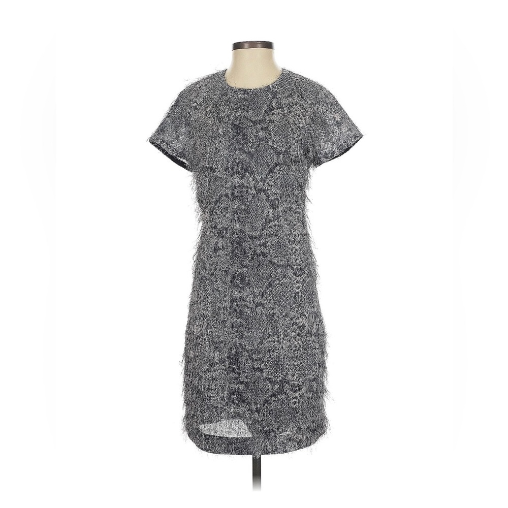 Banana Republic Black and Gray Mini Dress